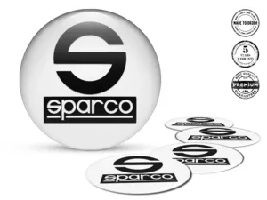 Sparco Domed Stickers Custom Galactic Racing Prism